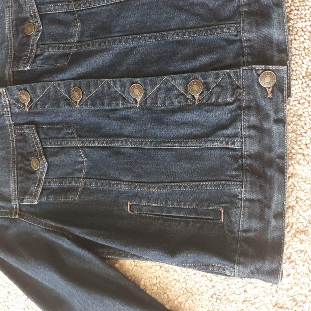 Denim Button Up Jacket - image 4